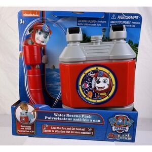 Paw Patrol Sea Patrol Water Rescue Pack Marshal Backpack Sprayer Toy Nickelodeon